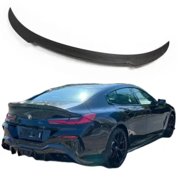 Car Carbon Fiber Rear Trunk Wing Spoiler for BMW 8 Series G15 M8 F92 Coupe: Enhance Your Exterior with a V-Style Lip Design