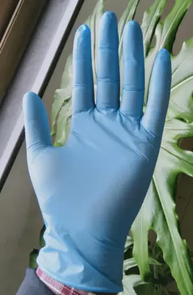 nitrile powder free blue gloves nitrile gloves