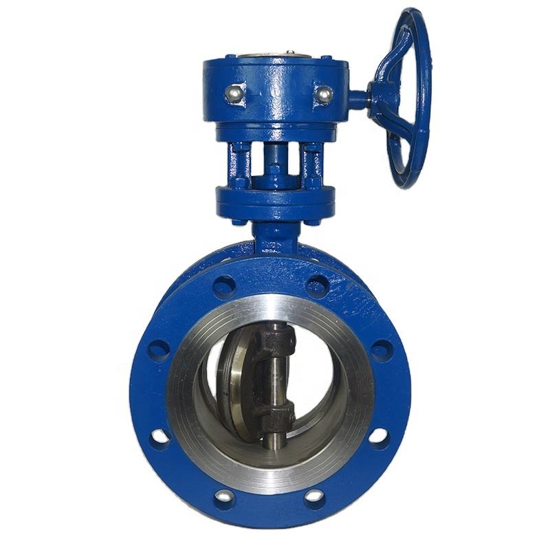 DN50-DN300 Metal sealed flanged butterfly valve