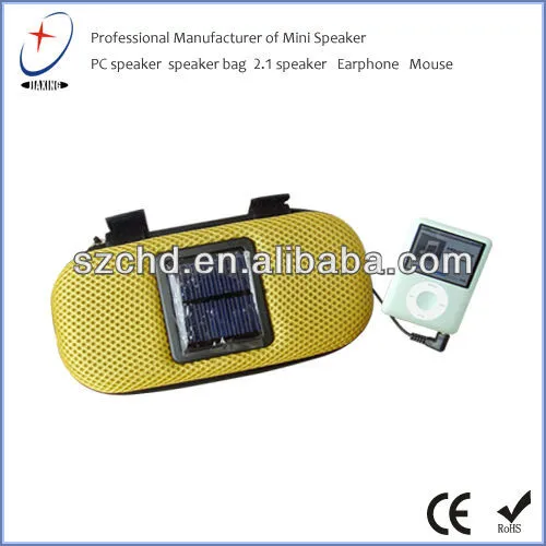 Solar charger with Speakers for bike