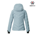 Chaqueta aislante de esquí acolchada para mujer con estilo