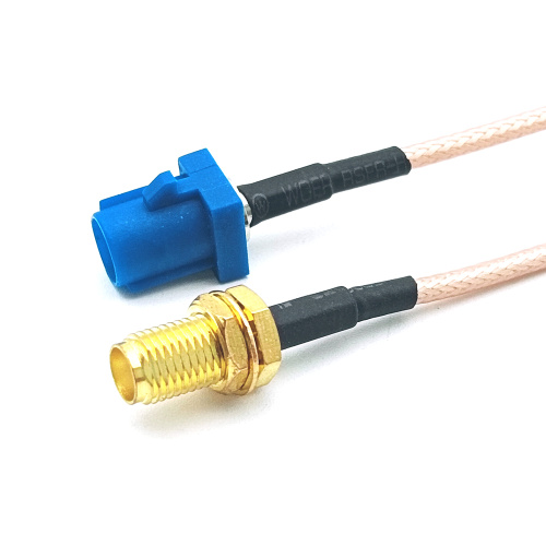 FAKRA Male Plug to SMA Female Pigtail Cable