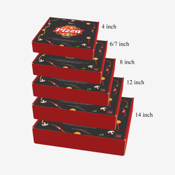 Box pizza kraft eco-compatibili: design di stampa personalizzato all'ingrosso (12 ", 16", 18 ")