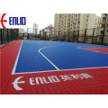 Plastic locking and semiterete bottom design Garden Rubber Tiles