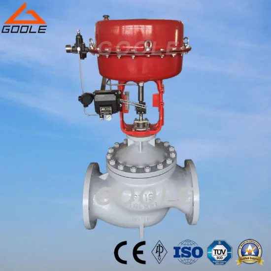 Pneumatic Globe Control Valve with Single Seat Type