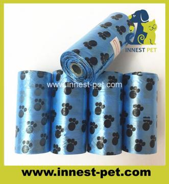 Pet Paw printed dog waste bag