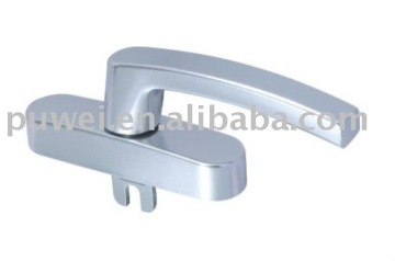Hardware upvc hidden holding window handles 8.01.10901 aluminum casement window handle multi-points aluminum window lock handle
