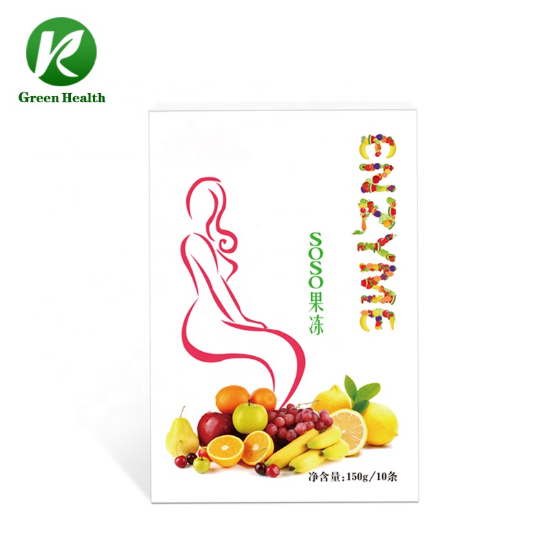 OEM ODM Cherry Flavor Fruit and Vegetable Jelly Weight Loss Meal Replacement Jelly for Slimming