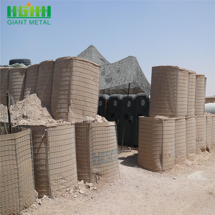 Hesco barrier wall retaining wall stone baskets