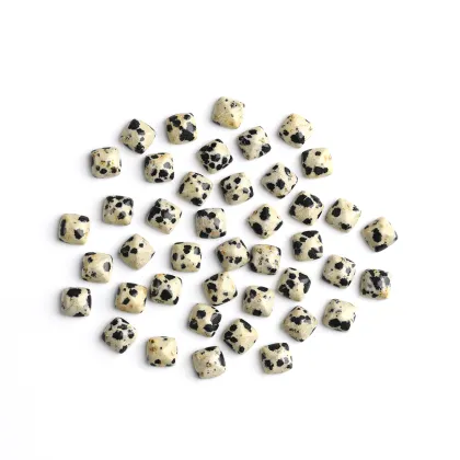 Wholesale Dalmatian Jasper Square Shape Cabochon Cut