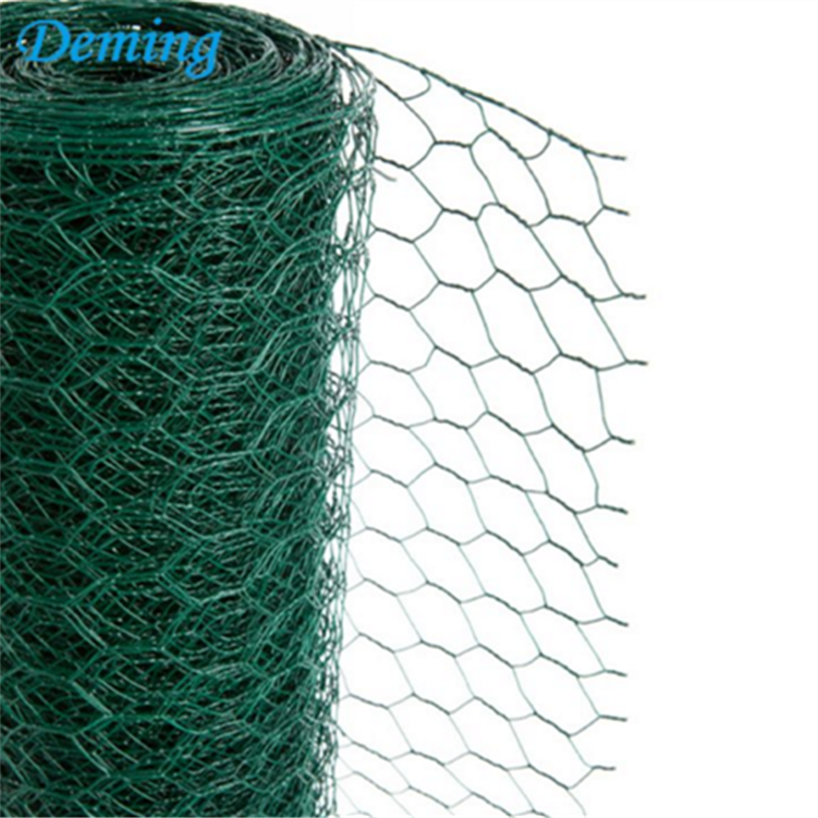 Hexagonal PVC Zinc Wire Mesh Fence