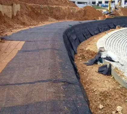 Plastic Biaxial Geogrid Mesh