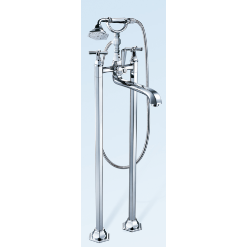 Chrome Vintage Free Standing Tub Filler Faucet