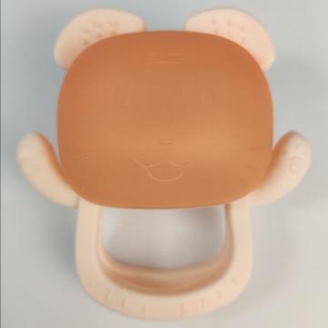 Tiger Buddy ne lâcher jamais le jouet de dentition de bébé silicone