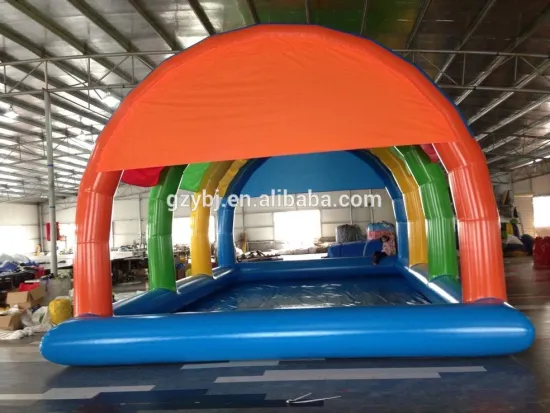 Good quality factory inflatables,inflatable pool with roof,inflatable water games