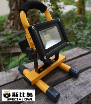 10W COB Super Bright LED Flood Light, Work Light, Rechargeable, Outdoor Portable, Flood/Project Lamp, IP67