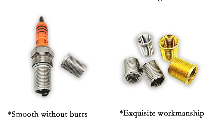 Stainless Steel M7*1-M9*1-12L Spark Plug Screw Sleeve Thread Inserts Product