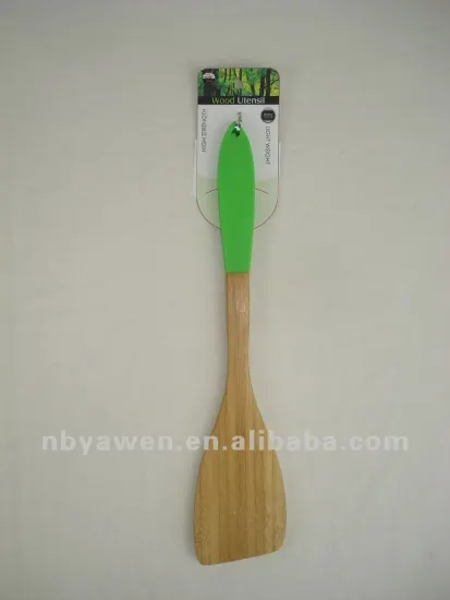 wooden silicone spatula