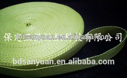 Aramid fiber webbing flame retardant webbing heat resisting webbing