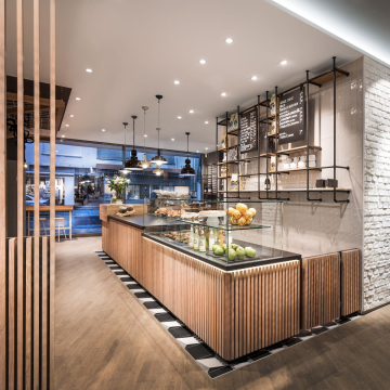 One Stop Service for Milk Tea Shop Design: Coffee Shop Bar Counter and Decoration