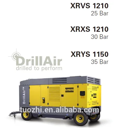 Atlas Copco 1300cfm 25bar Portable Screw Air Compressor