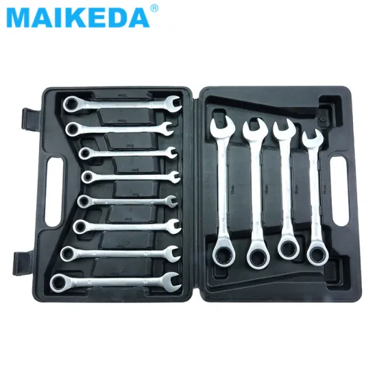 Portable 12pcs Multi Universal Torque Wrench Ratchet Spanner Combo Set