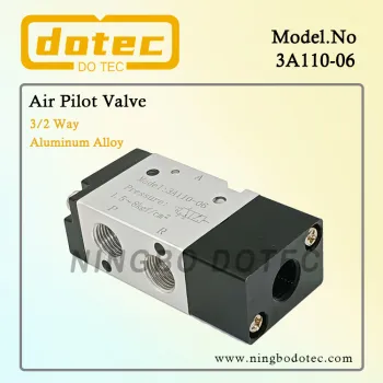 3A110-06 Single 3 Way 2 Position Pneumatic Air Pilot Valve