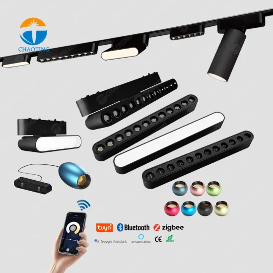 Ultra Thin Rail Smart Dimmable LED Track Lighting System