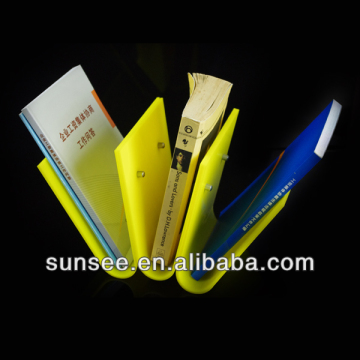 yellow home decorative acrylic book shelves wholesale