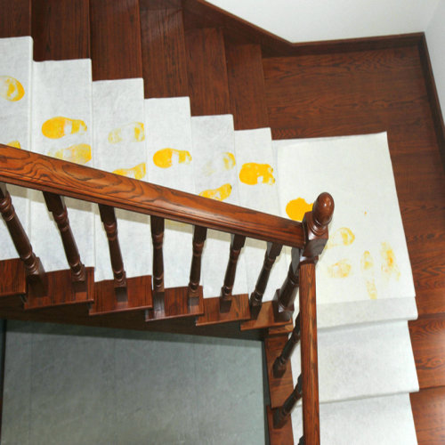 Stair Floor Protection Sheet While Painting floor guard