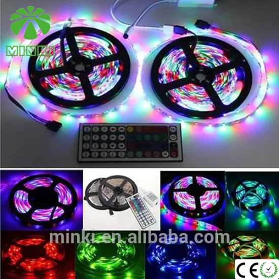 High Lumens Output 3528 5050 SMD 300 LED Strip Rope Lights + DC Connector + 12V Power Led Strip Light