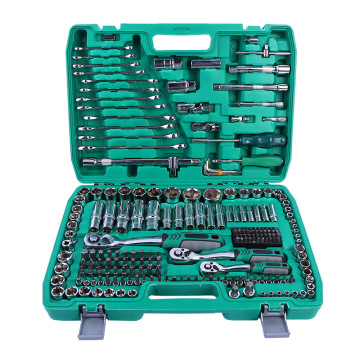 Factory Direct 216-Piece Chrome Vanadium Steel Socket Wrench Set for Steam Engine and Car Repair: Your Ultimate Hardware Toolbox