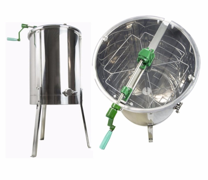 2020 directly supply 2 4 6 8 frame food grade plastic 304 stainless steel manual honey extractor with reasonable price