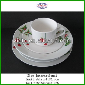 porcelain/ceramic cheap ceramic dinner set for promotional with decal