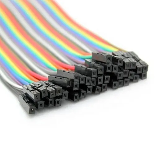 Câble Ruban 16 Pins 2.54mm - Longueur 20cm - Gris - Silicone, Cuivre - Pour Connexions électroniques