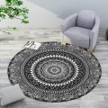 Cloakroom Corridor Exquisite Rubber 3D Area Rug Dining Room Round Carpet Manufactory