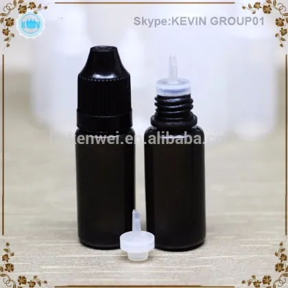 plastic eye dropper glue dropper bottle 30ml PET plastic clear brush cap glue bottle