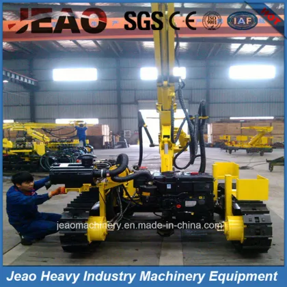 China Ingersoll Rand Portable Mining Crawler Mounted Cheap Drilling Rig Jbp100A