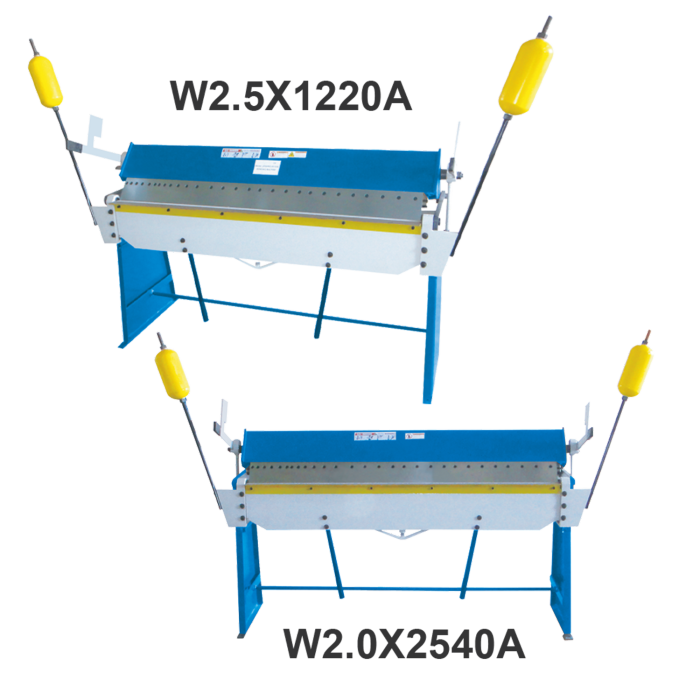 W2.5X1220A/W2.0X2040A/W2.5X2040A/W2.0X2540A/W2.5X2540A/W2.0X3050A Heavy Duty Pan & Box Brake Machine