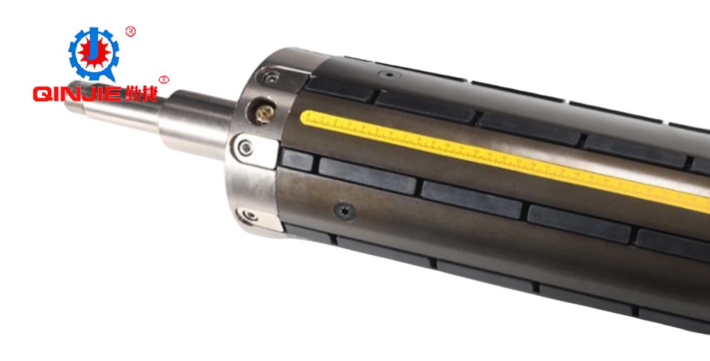 Eixo pneumático de haste passante de alumínio de 6 polegadas