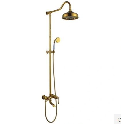 "Traditional style shower combination: the perfect blend of classic beauty and modern convenience"