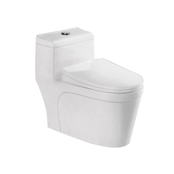 Modern Style One-Piece Ceramic Toilet for Small Spaces - Perfect for Homes and Apartments