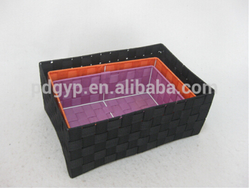 Decorative PP Yarn Storage Basket For Living At Home