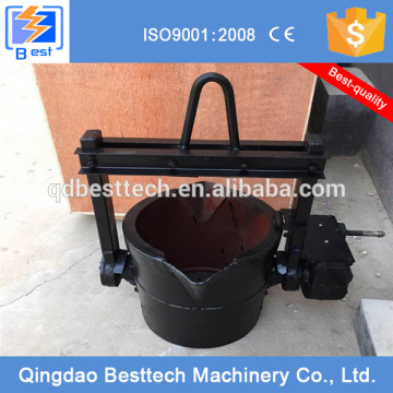 0.3-5t cast iron steel foundry ladle