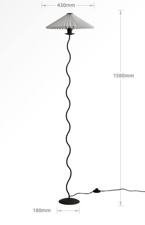 luxury-pleated-shade-floor-lamp-wholesale
