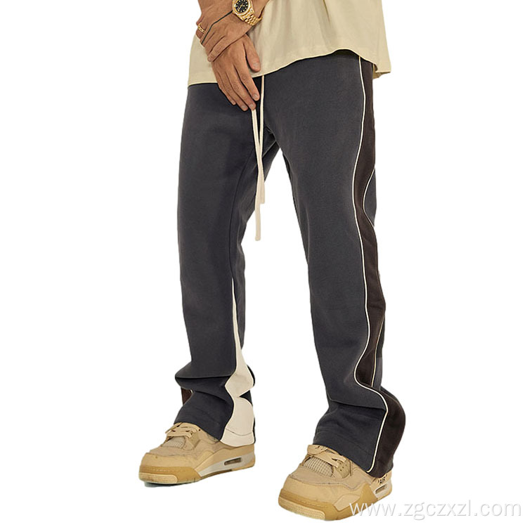 Autumn Winter Fashion Brand Brushed Micro Flared Pants