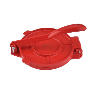 8 Inch Red Aluminum Tortilla Press