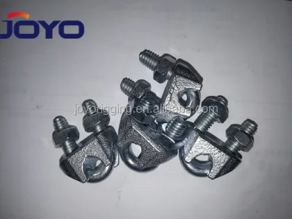High Quality Malleable Steel Rigging Hardware Wire Rope Clips DIN741