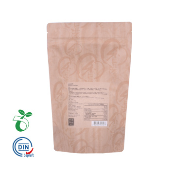 Bolsas de café de papel compostables biodegradables con ventana