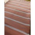 pink stripe yarn dyed polyster fabric